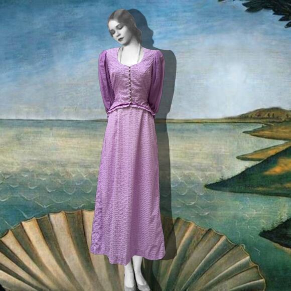 Sue Wong Dresses & Skirts - Sue Wong Young Innocent by Arpeja VINTAGE 2 Piece Edwardian Dress Purple Size XS